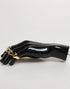 Dolce & Gabbana Gold Tone Brass JAZZ Letter Set 4 Pieces Adjustable Ring